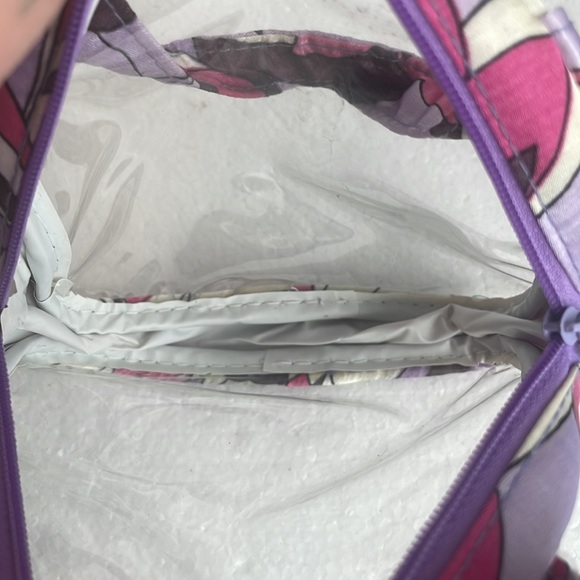 Y2K purse mod girls transparent zipper pink purple white - Picture 6 of 6